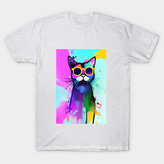 Hipster store cat shirt